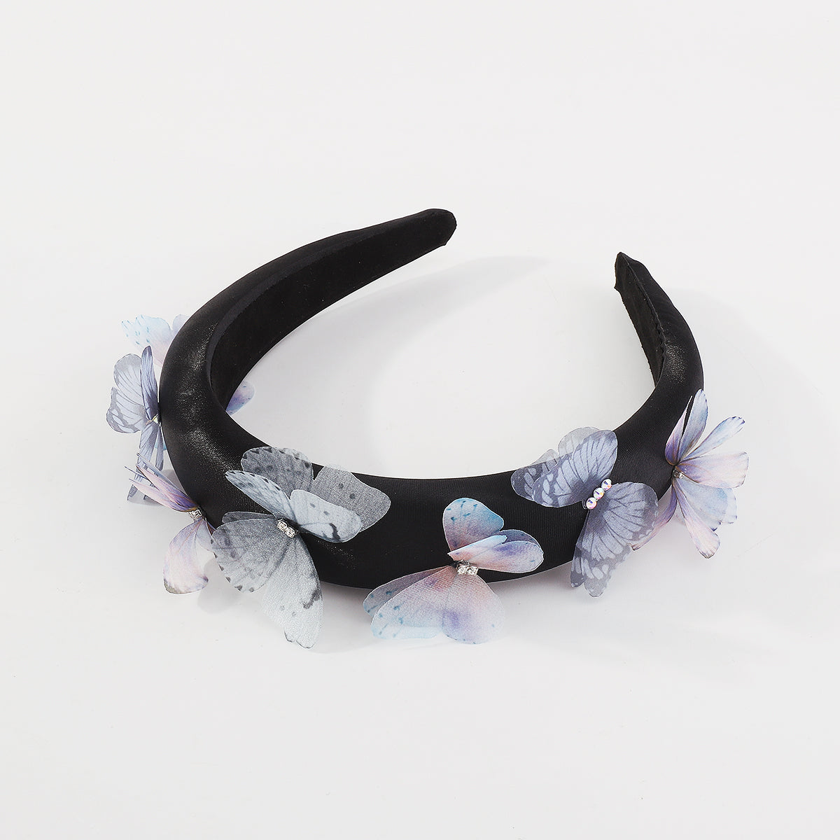 F5798 Handmade 3D Butterfly Padded Headband