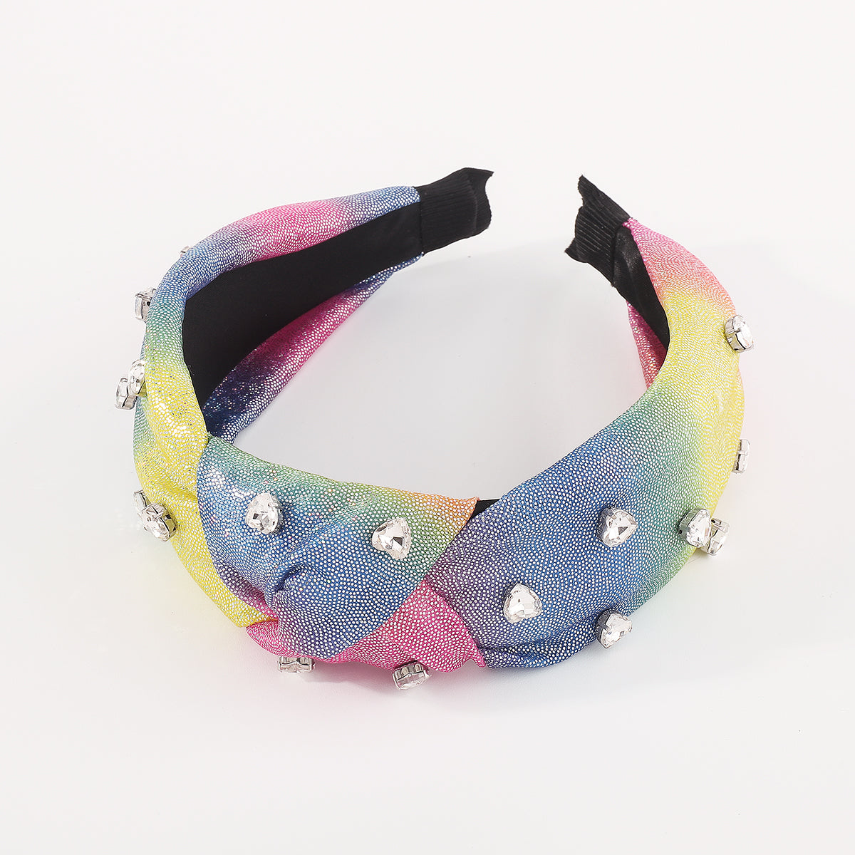 F5821 Rainbow Star Heart Topknot Headband