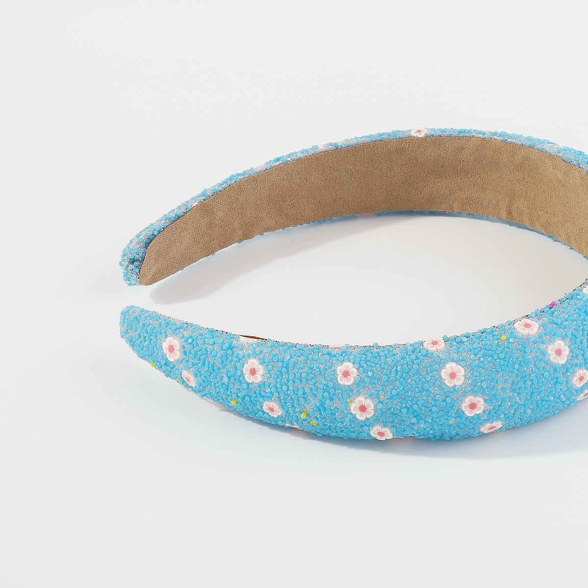 F5929 Cute Flower Candy Color Sponge Padded Headband