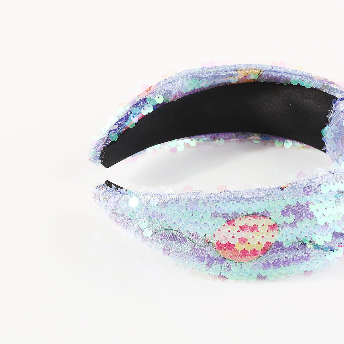 F6187 Sparkly Full Sequin Topknot Headbands