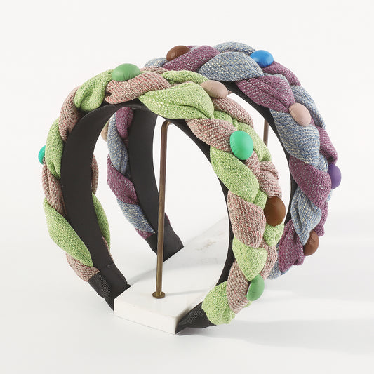 F6295 Braided Twist Headband