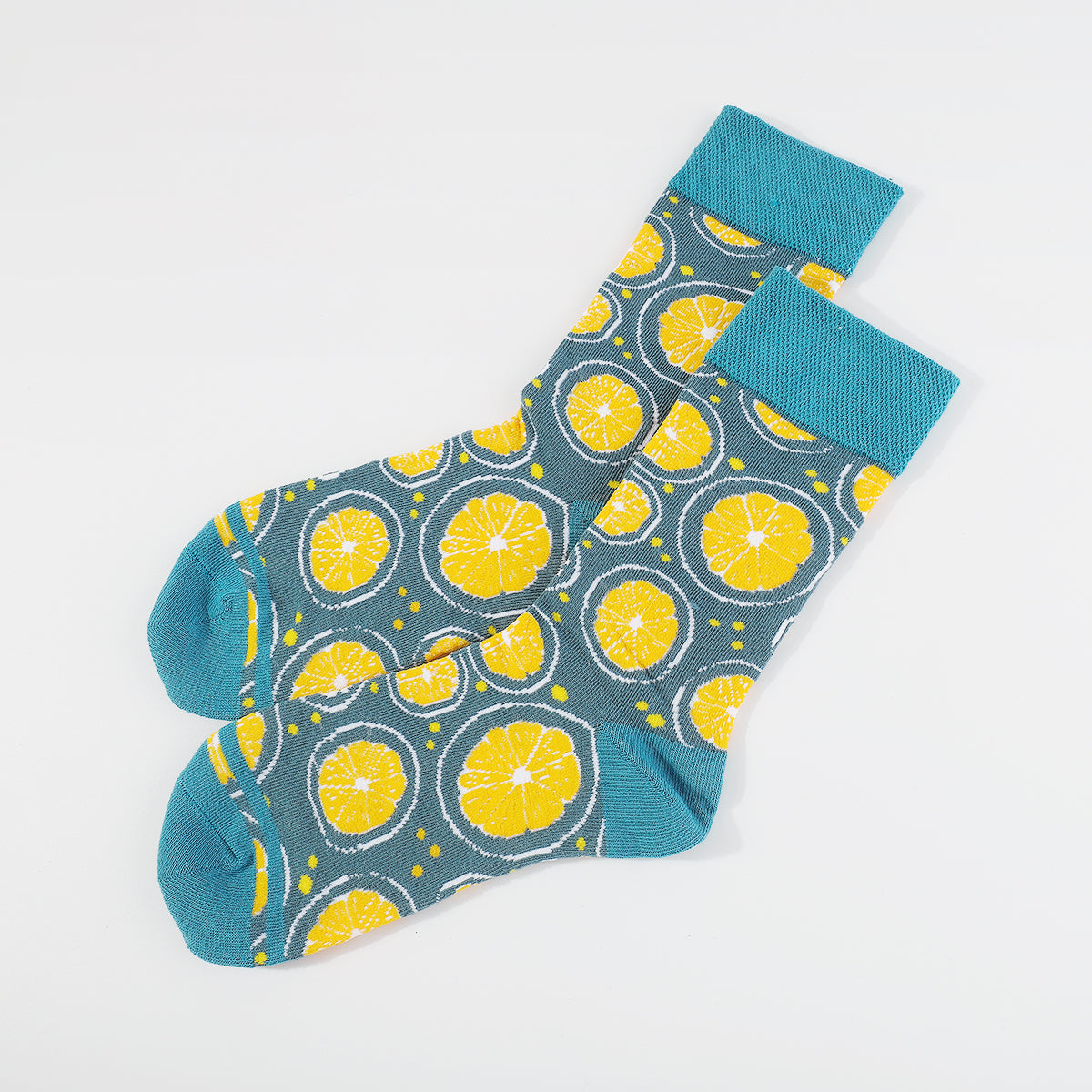 G0118 Lemons Crew Socks