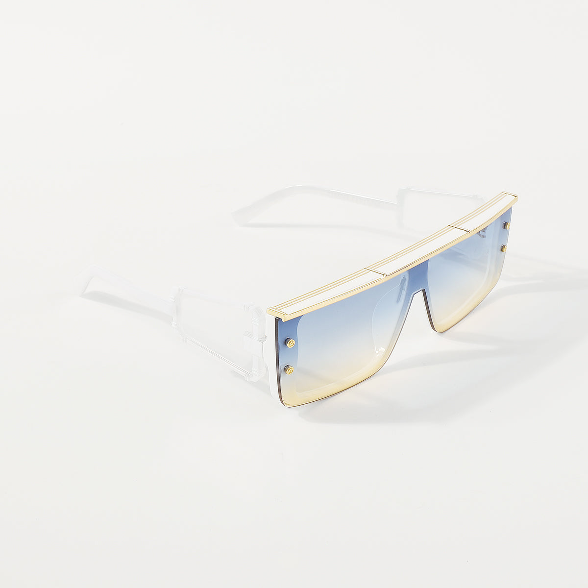 GL006 Futuristic Robotic Rectangle Sunglasses