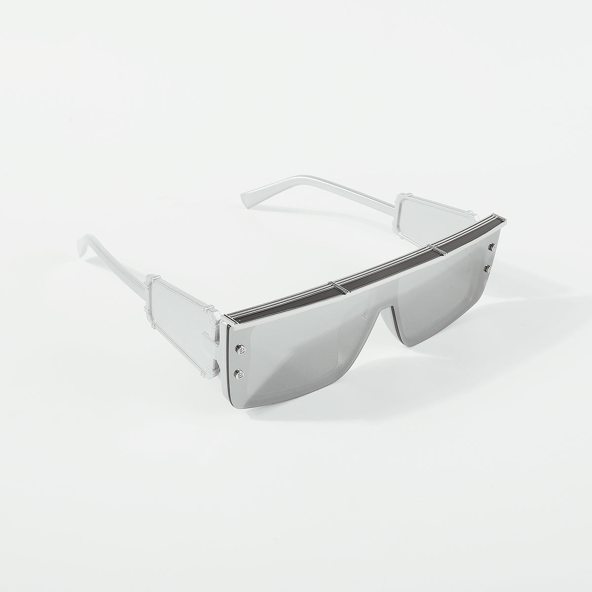 GL006 Futuristic Robotic Rectangle Sunglasses