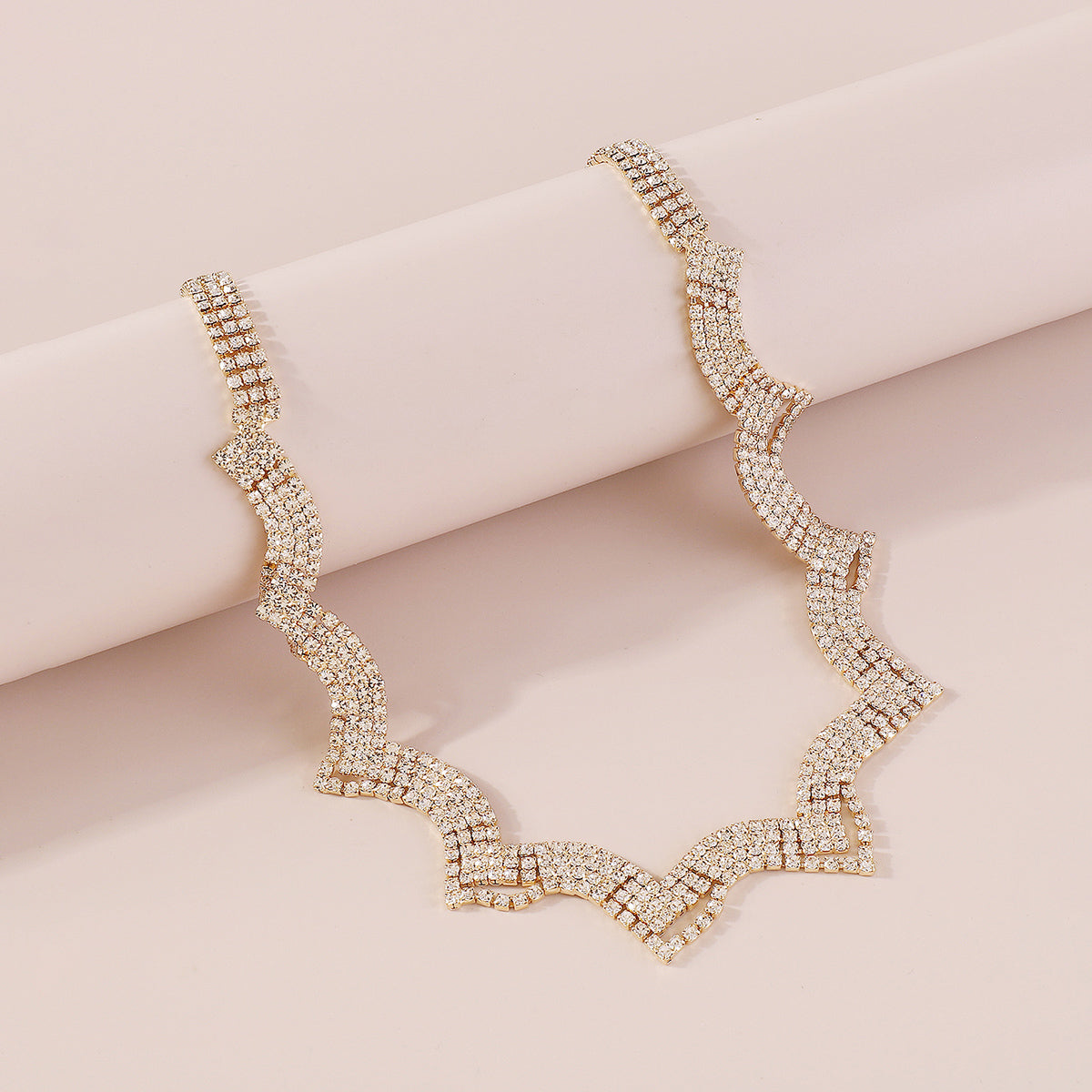 N11385 Lux Glam Choker Necklace