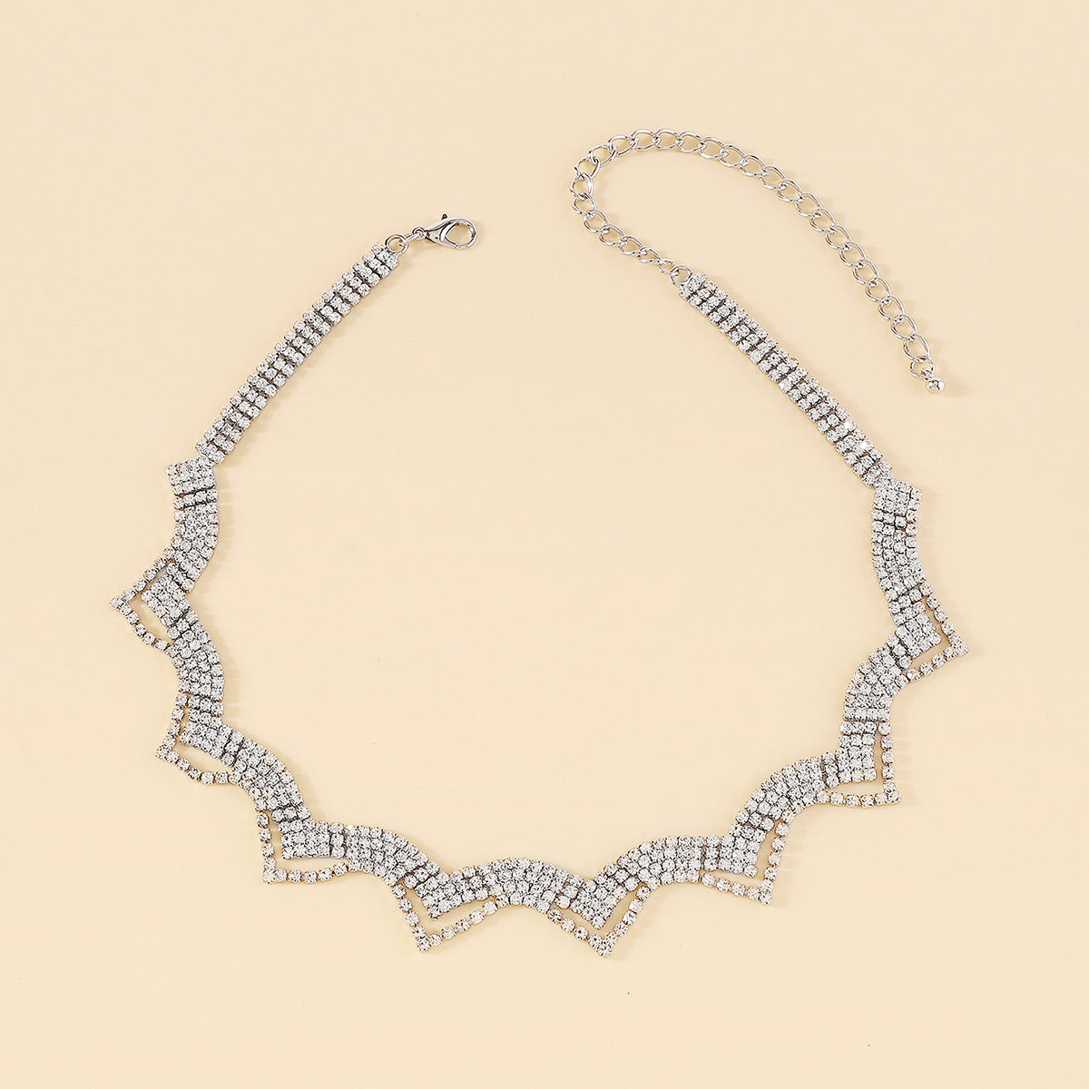 N11385 Lux Glam Choker Necklace