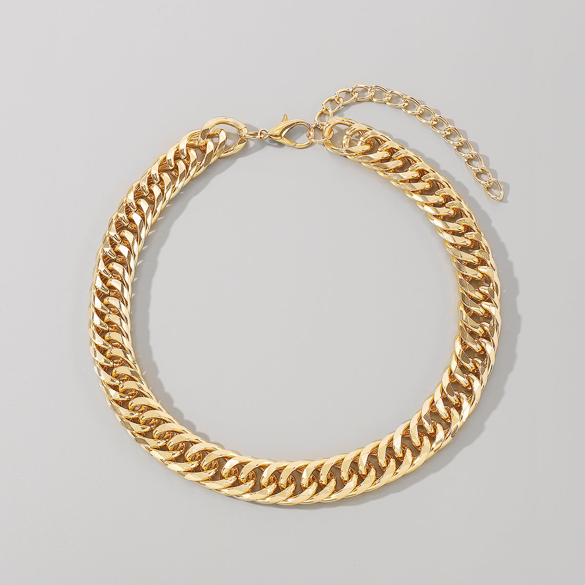 N7134 Cuban Gold Chunky Chain Necklace
