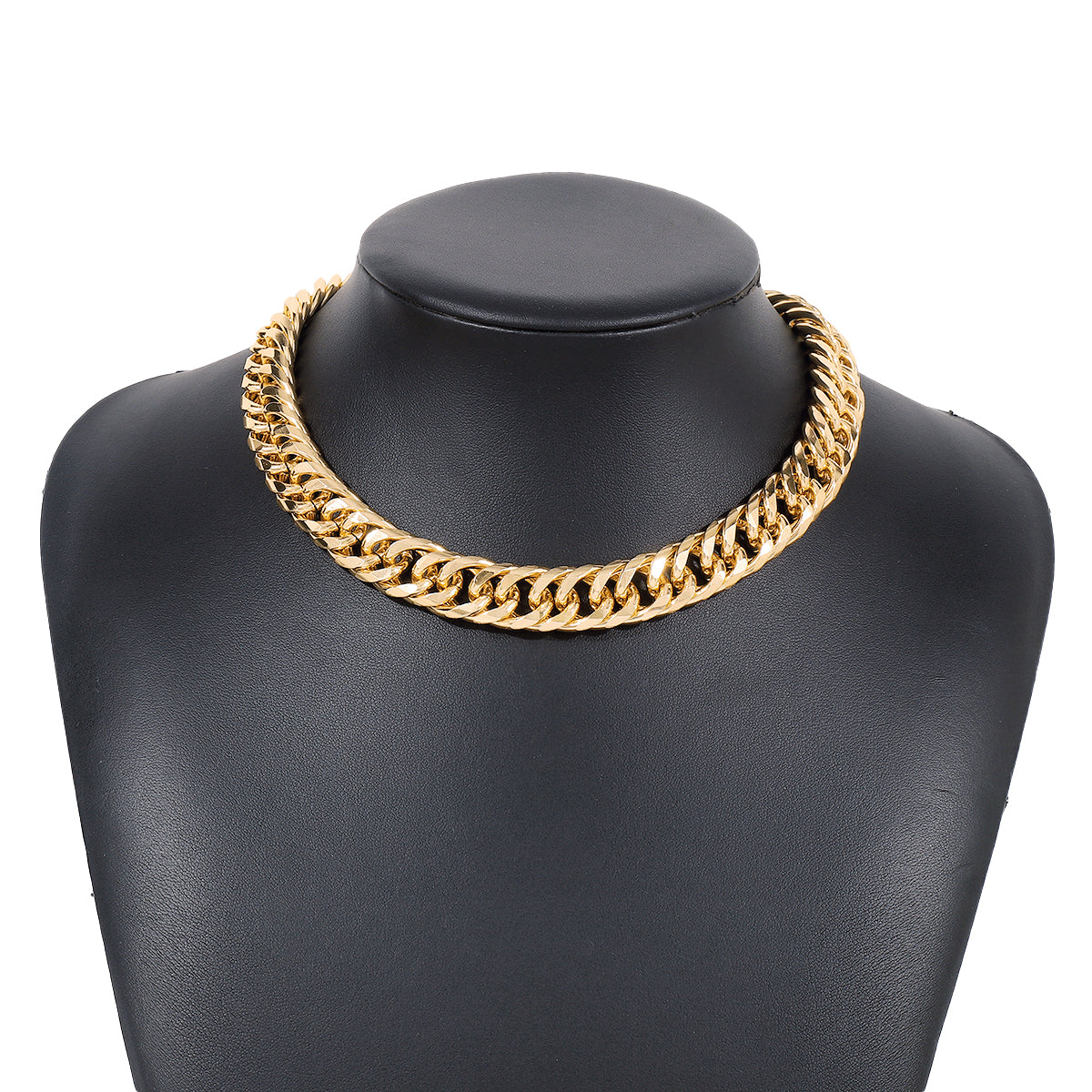 N7134 Cuban Gold Chunky Chain Necklace