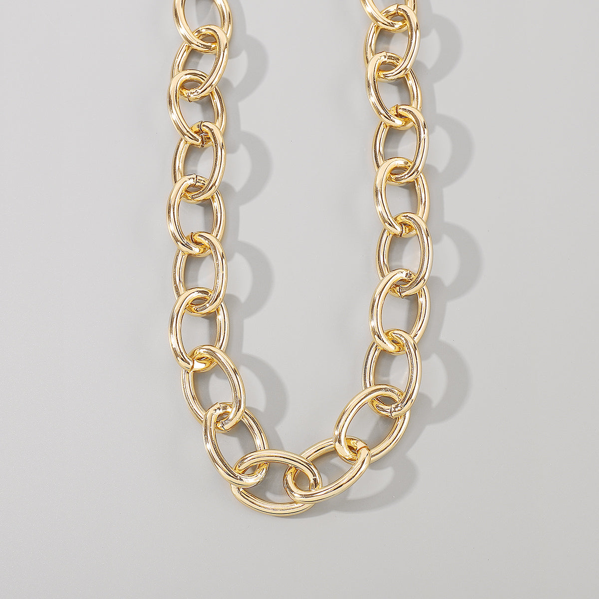 N7145 Punk Chain Link Necklace
