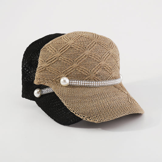 Q0140 Summer Mesh With Pearl Breathable Cap
