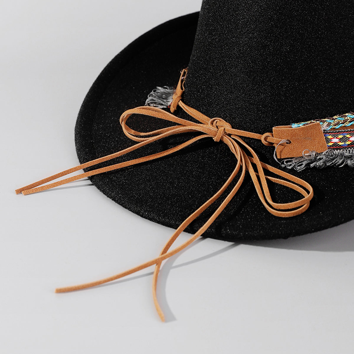 Q0313 Turquoise Beaded Cowboy Hat