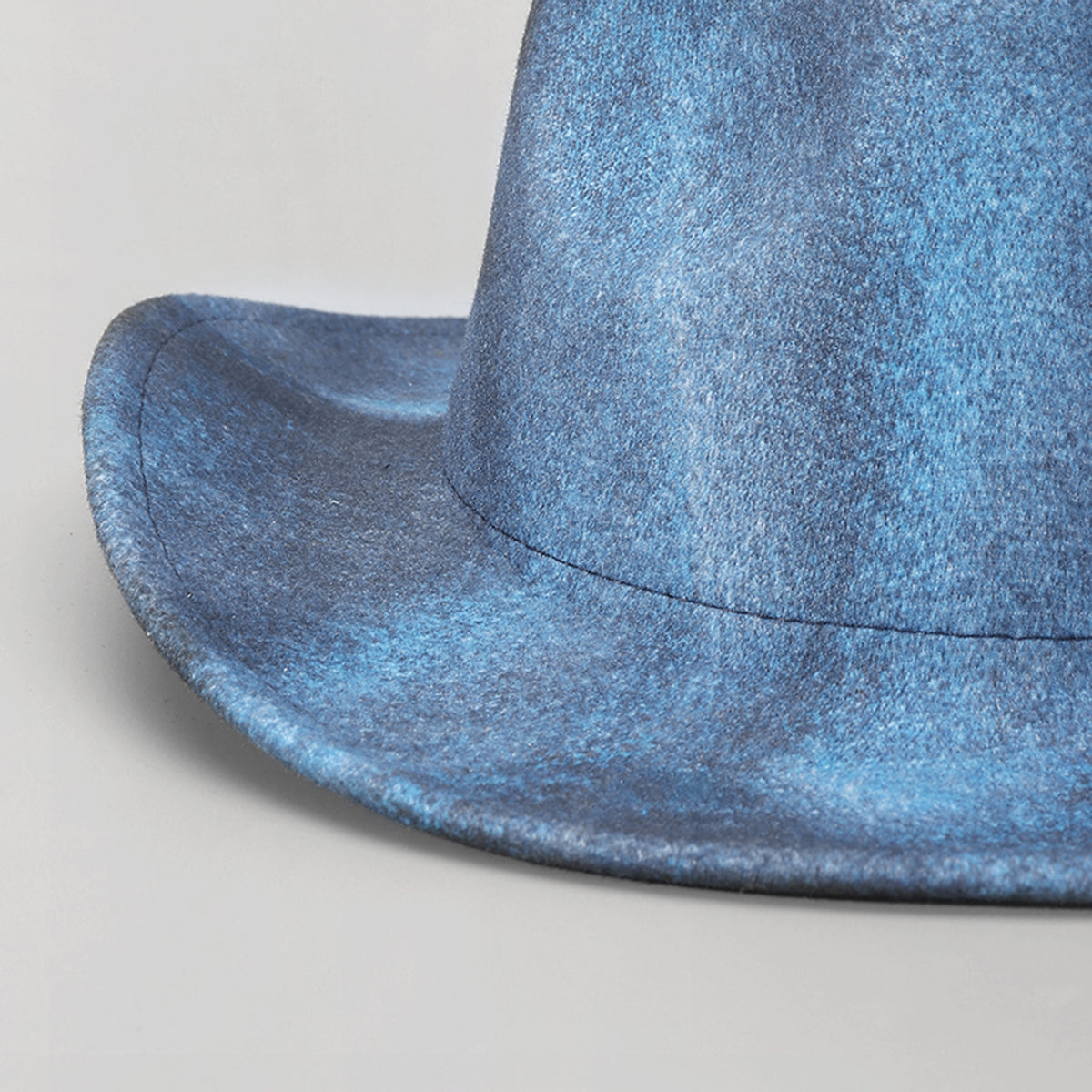 Q0322 Halo Dyed Blue Cowboy Hat