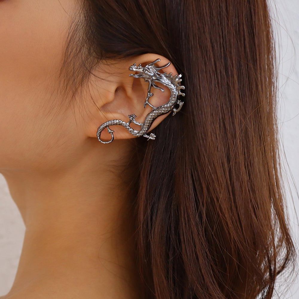 Vintage Dragon Ear Cuff Wrap Without Piercing medyjewelry