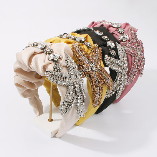 Starfish Rhinestone Headband medyjewelry