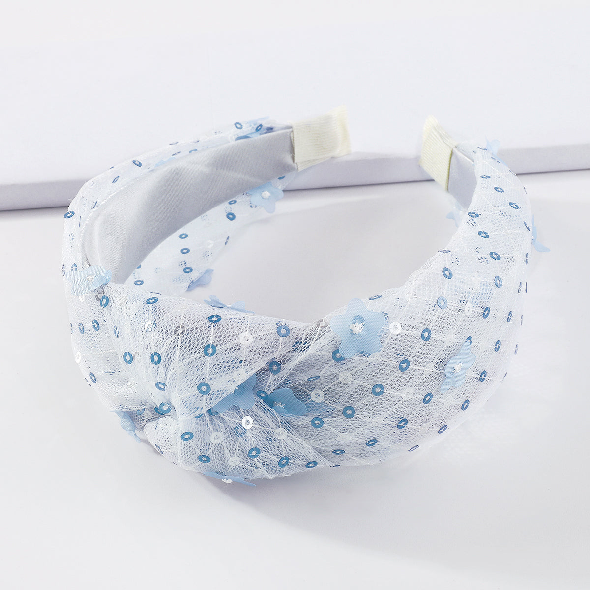 Vintage Flower Knotted Mesh Hairbands medyjewelry