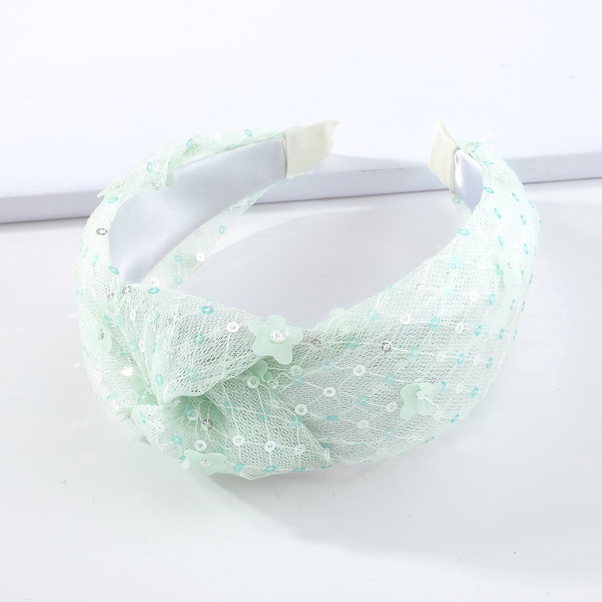 Vintage Flower Knotted Mesh Hairbands medyjewelry