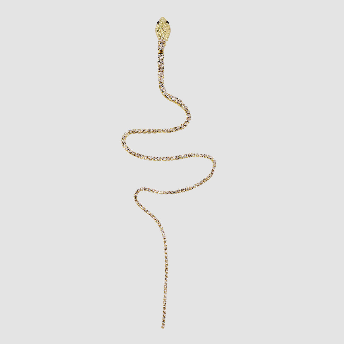 Long Claw Chain Snake Hair Clip medyjewelry