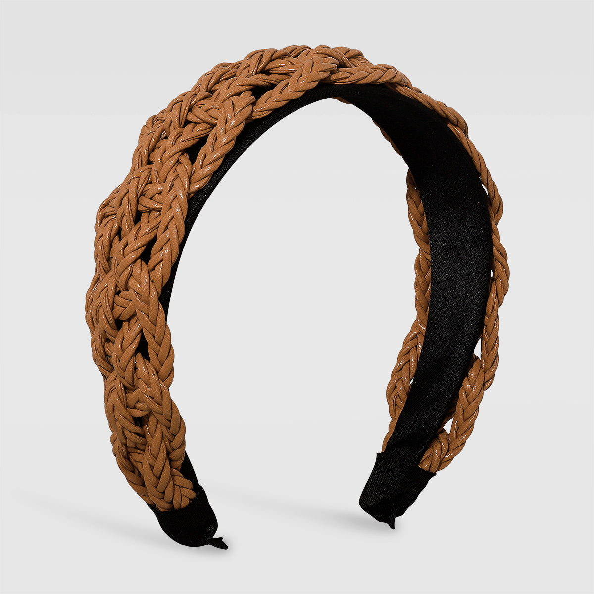 Fashion Twist PU leather Braid Non-slip Headbands medyjewelry