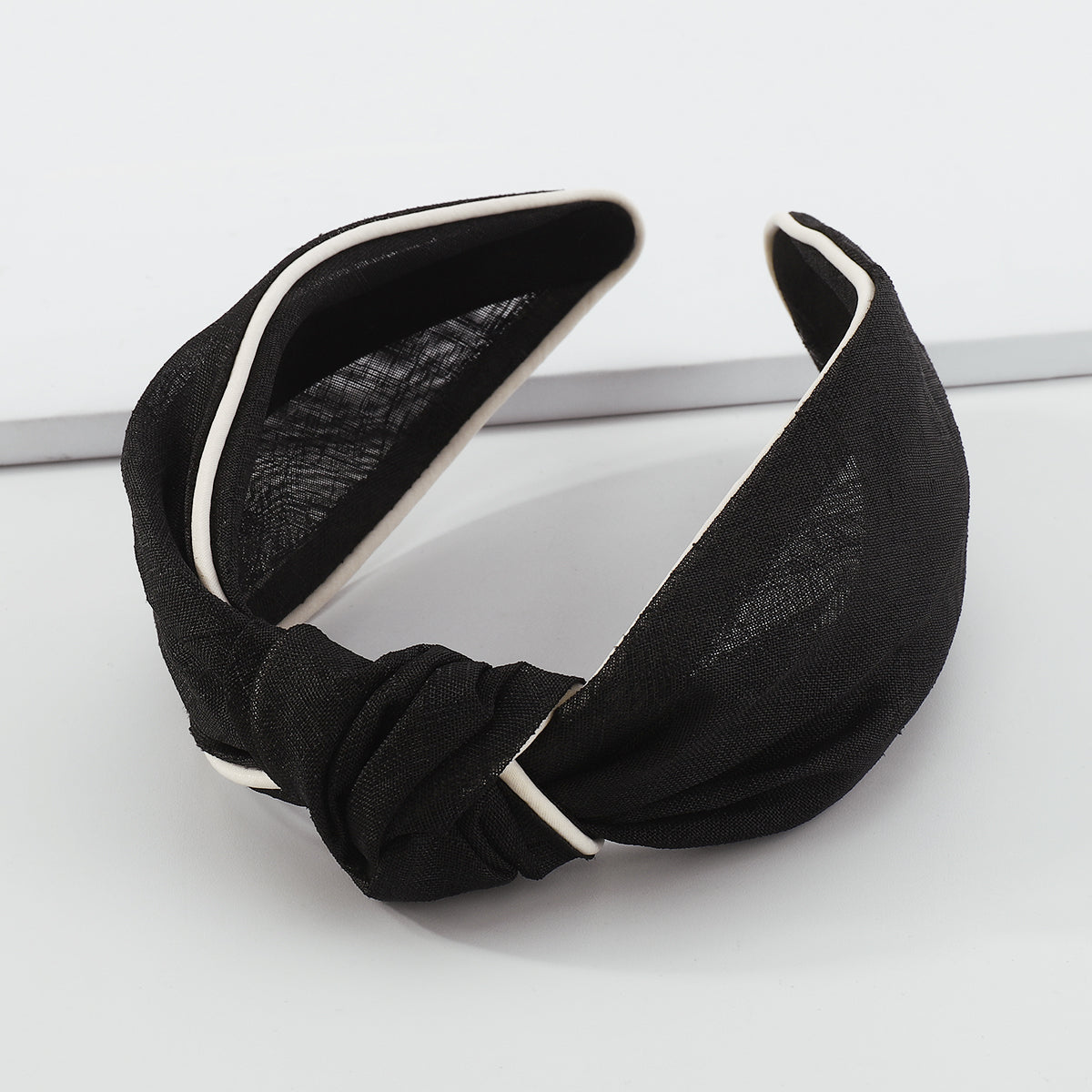 Linen Topknot Summer Headband medyjewelry