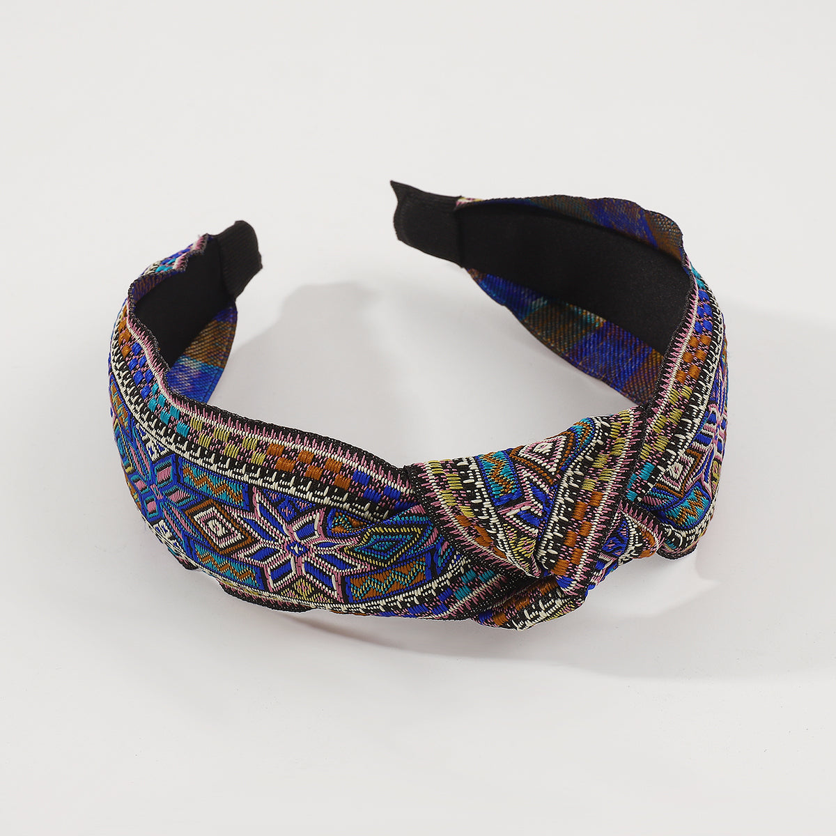 Retro Headband Embroidery Knotted Hairbands medyjewelry