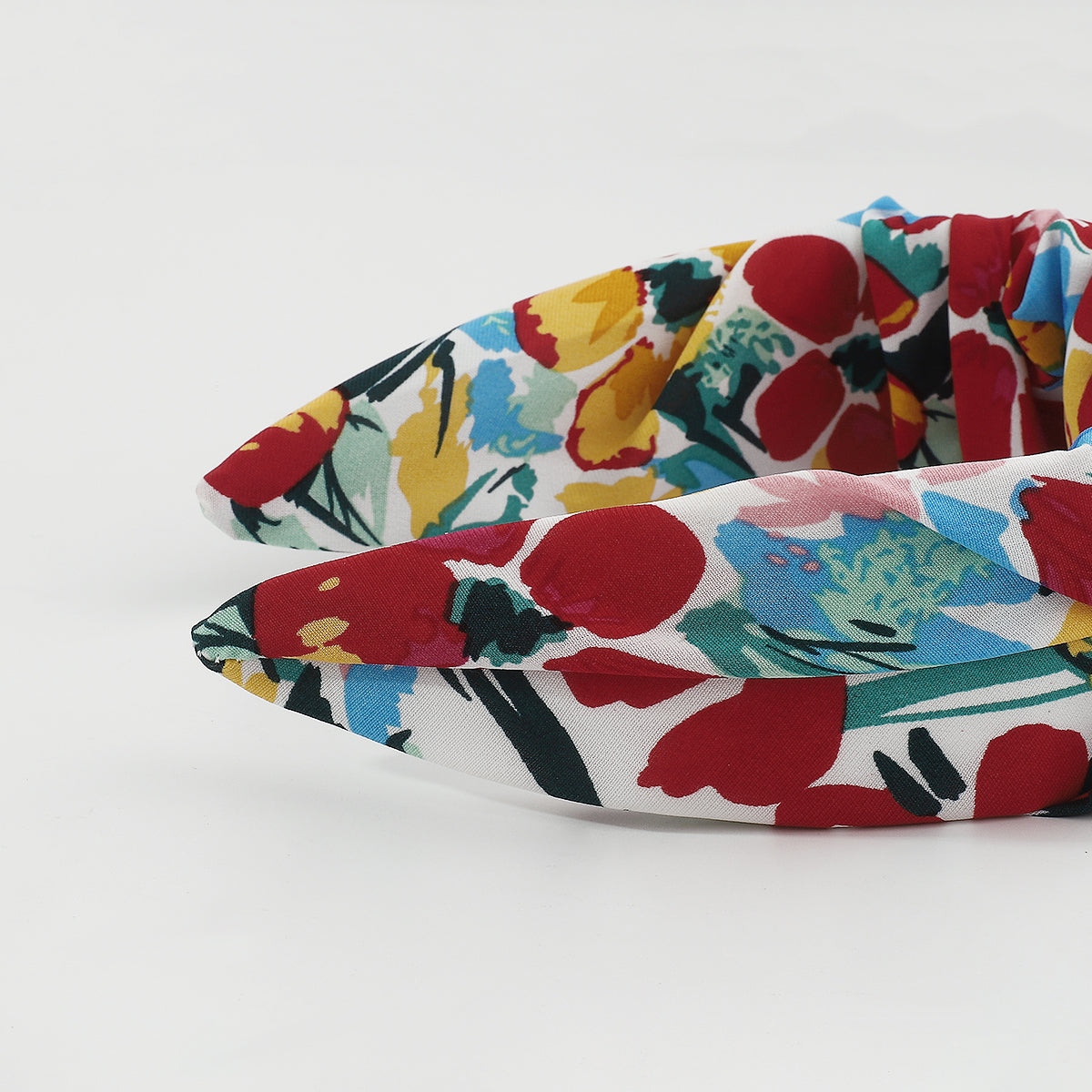 Bright Floral Print Padded Headbands medyjewelry