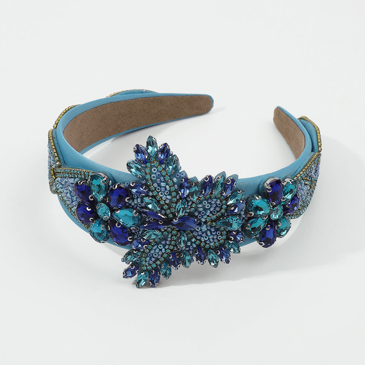Luxury Baroque Large Rhinestone Butterfly Headband medyjewelry