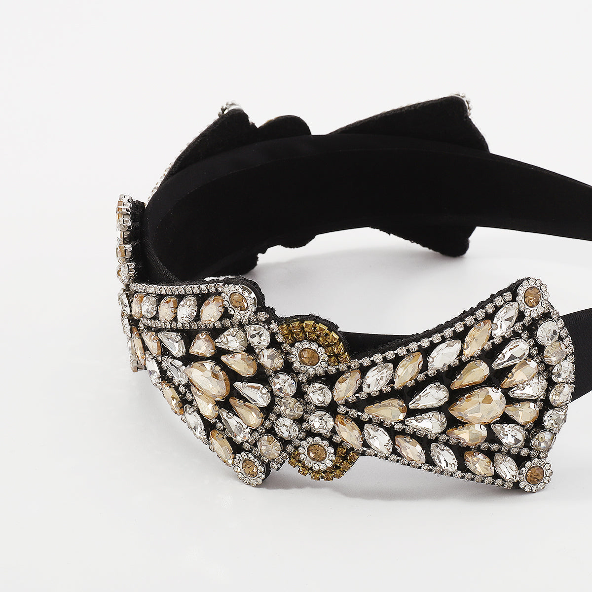 Exquisite Rhinestone Bow Headband medyjewelry