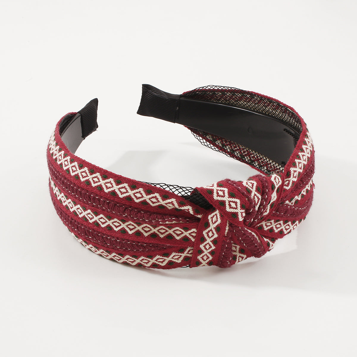 Ethnic Embroidery Knotted Wide-brimmed Hairband medyjewelry