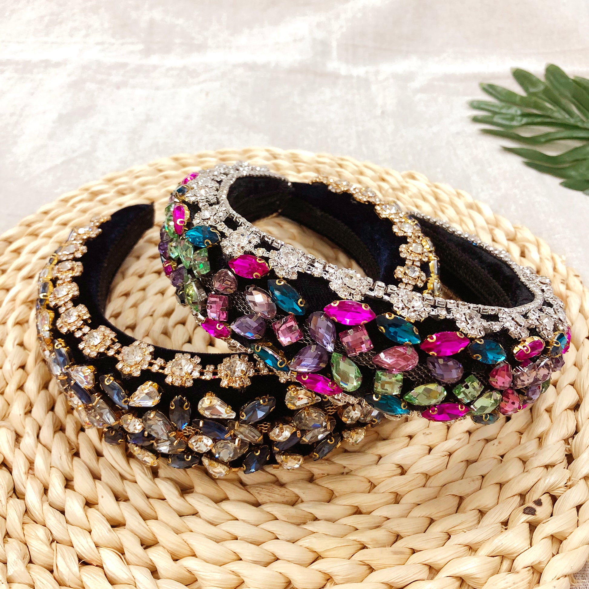 Bejeweled Padded Large Crystal Headband medyjewelry